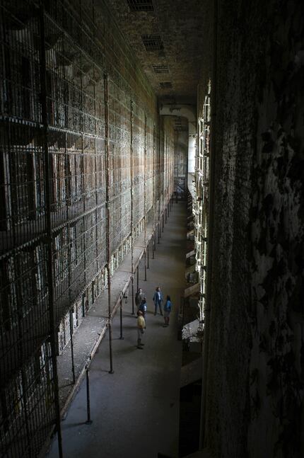 The Ohio State Reformatory, the site of the Escape From Blood Prison production held...