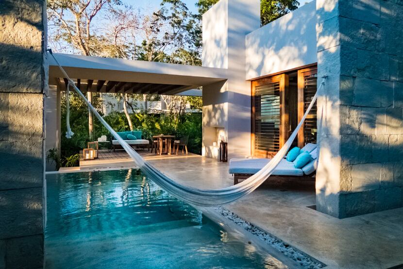 The 40 villas at Chablé Resort, near Merida, Mexico offer niceties like private pools,...