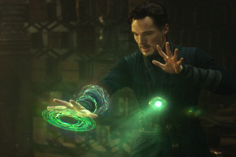 Benedict Cumberbatch in a scene from Marvel's 'Doctor Strange.'
