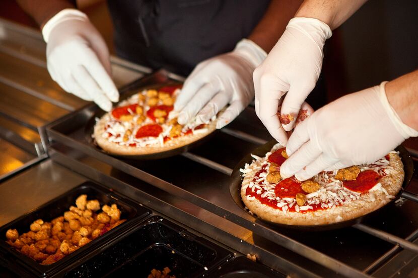 Pie Five, where consumers can select from a variety of pizza toppings, is in search of a new...