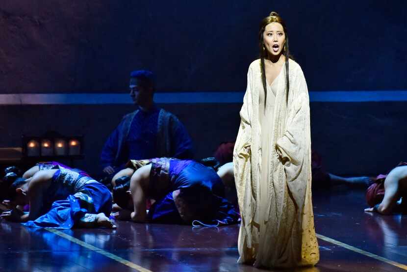 Tuptim (Q Lim) in The King and I at the Winspear Opera House in Dallas. 
