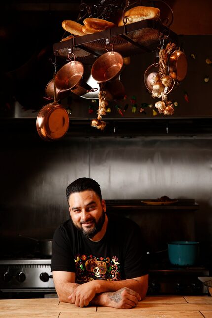 Owner Gino Rojas of Revolver Taco Lounge in Dallas 