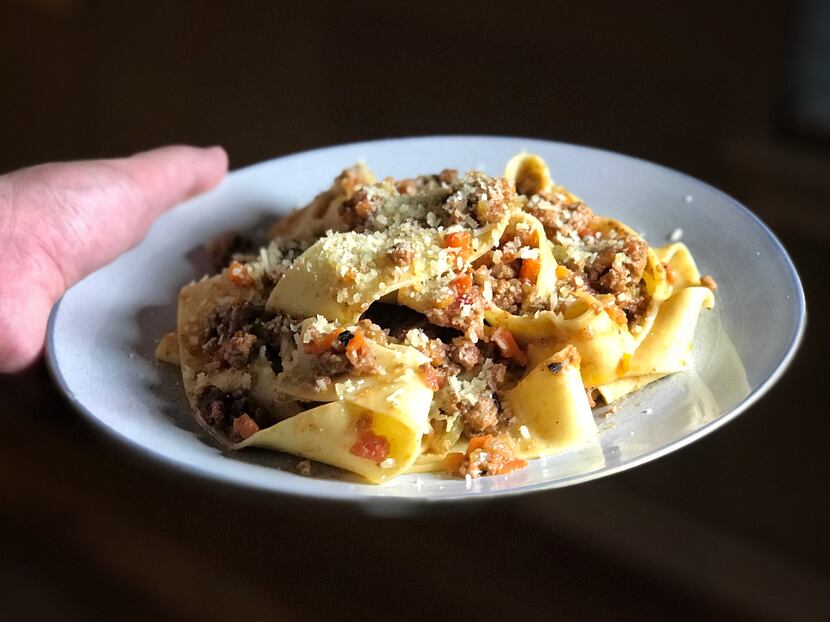 Pappardelle with Ragu Bolognese