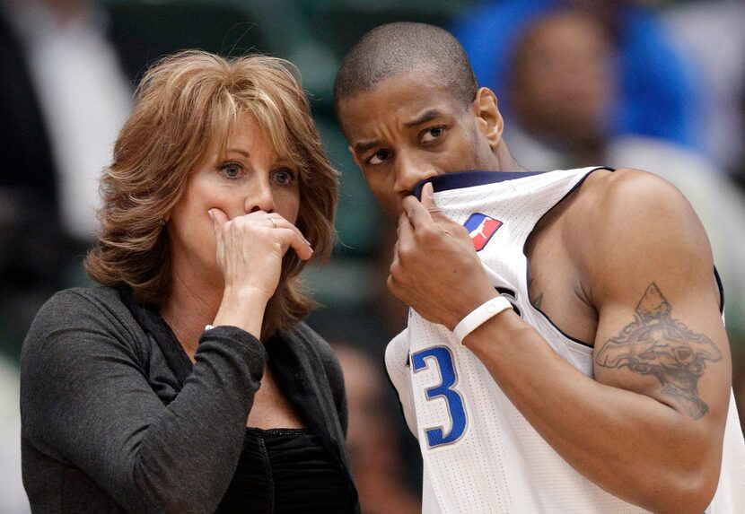 Nancy Lieberman (left), pictured with Antonio Daniels of the Texas Legends, spent one season...