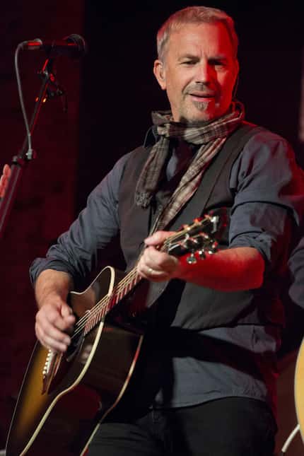 Kevin Costner and his Modern West band perform at City Winery in New York on Monday, April...
