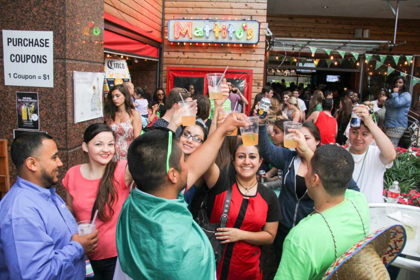 Cinco De Mayo celebrations at Mattitos in Uptown on May 5, 2015.