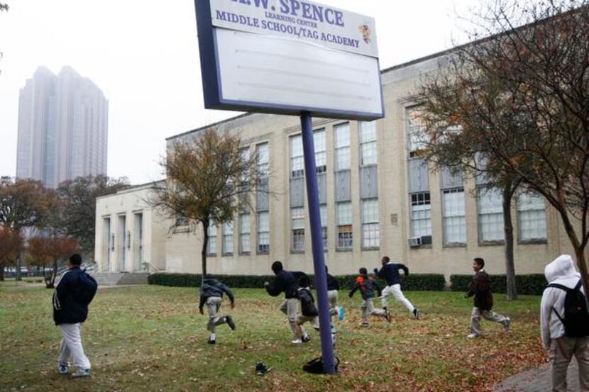 Students and teachers at Spence Middle School in Old East Dallas have had to cope with one...