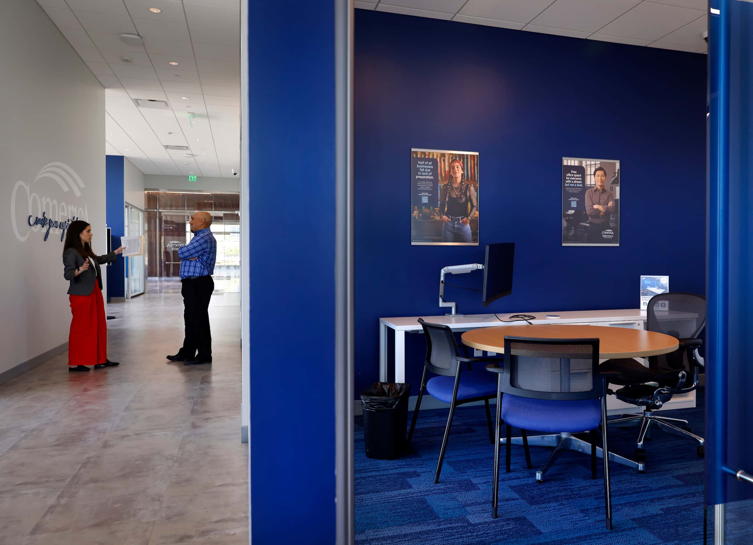This Comerica CoWorkSpaces is the bank's newest and largest.