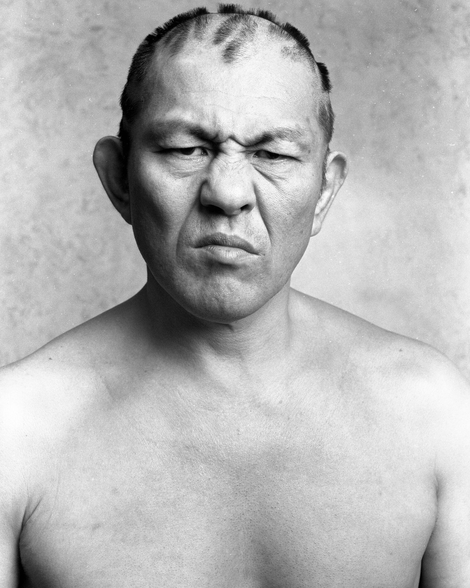 Professional wrestler and mixed martial artist Minoru Suzuki poses for a portrait by Michael...