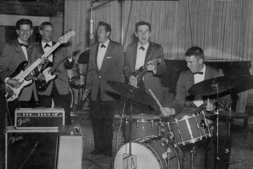 The Nightcaps, circa 1959-60, from left: Mario Daboub, Gene Haufler, Billy  Joe Shine, David...