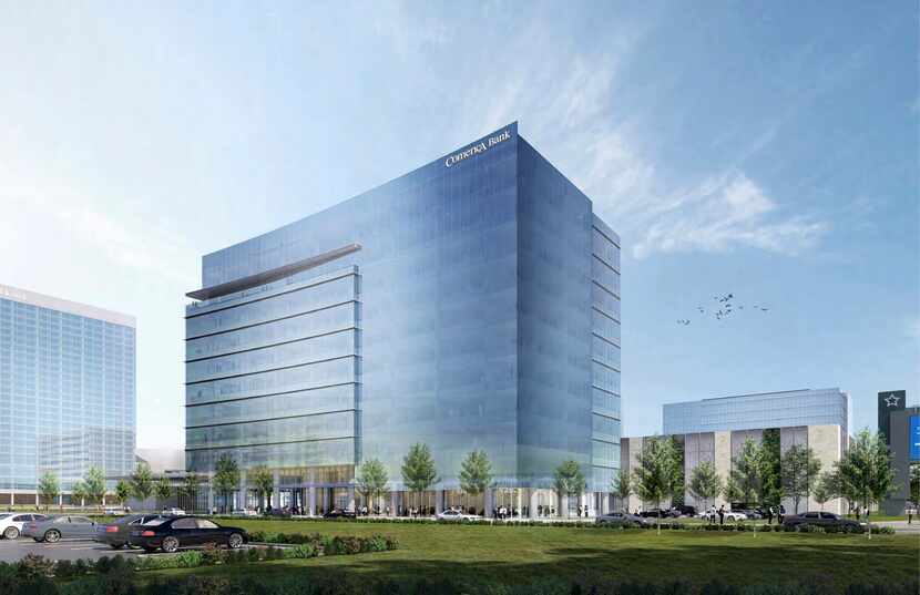 Comerica Bank's new Frisco office will be located in the Dallas Cowboy's Star in Frisco...