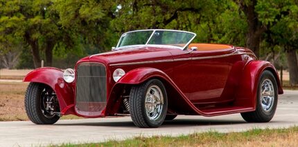 Butler's collection also included this custom 1932 Ford Roadster.