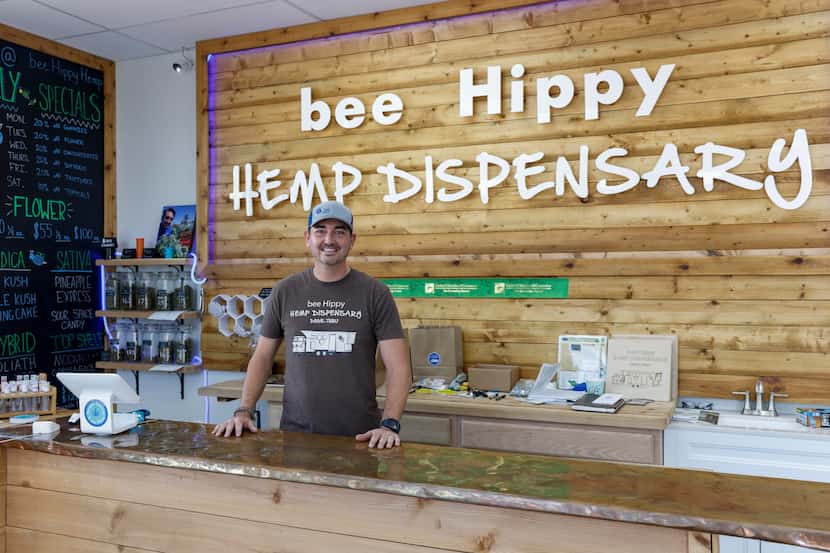Chris Fagan, owner of the Bee Hippy Hemp Dispensary in Garland, says he still believes...