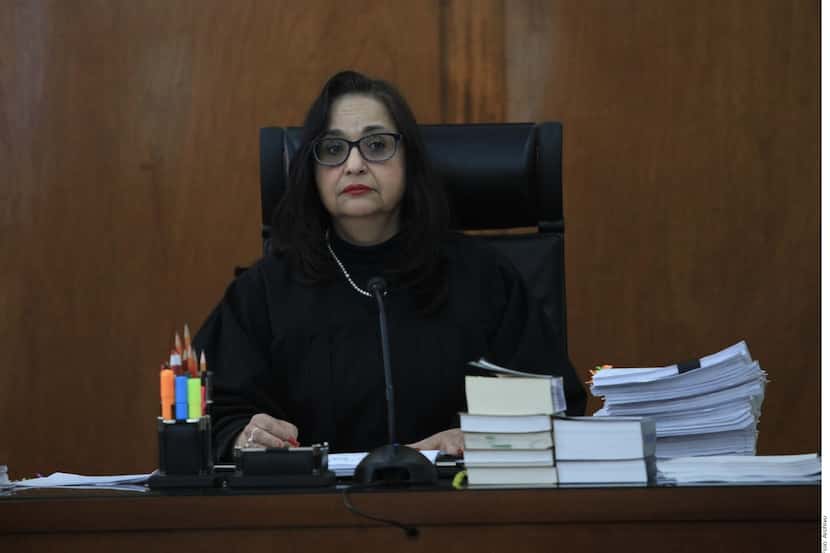 Norma Piña, presidenta de la Suprema Corte de Justica de México, ha sido criticada por el...