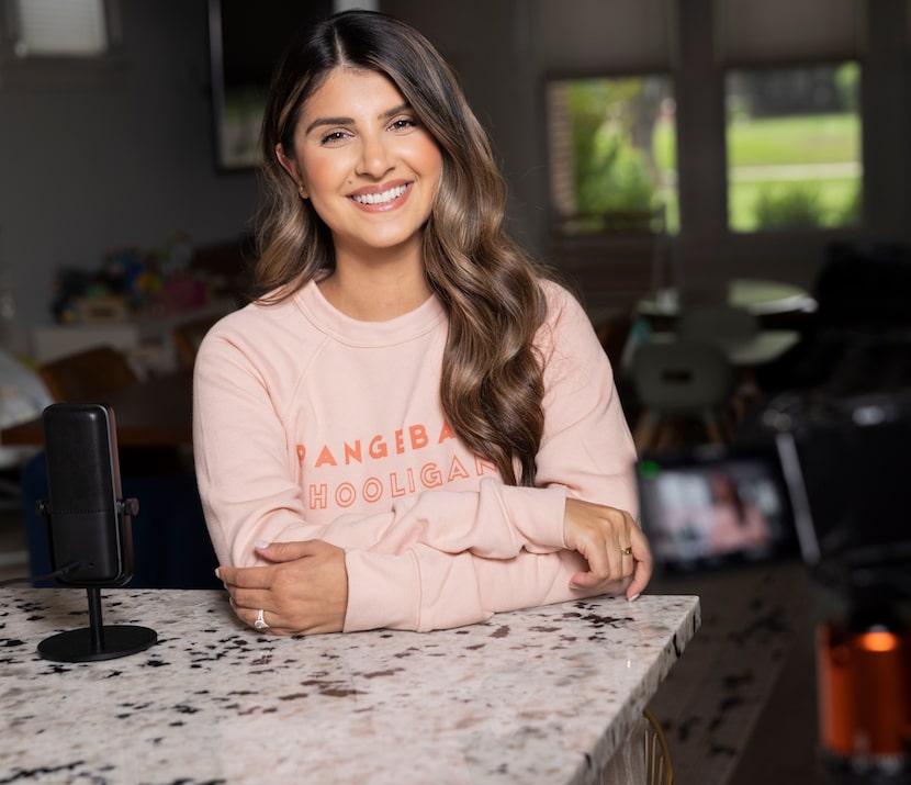 Maryam Ishtiaq poses for a photo at her home in Dallas on Wednesday, June 14, 2023. 