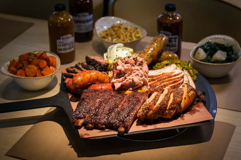 The Family Table BBQ Feast at Pappas Delta Blues Smokehouse feeds four to five people for...