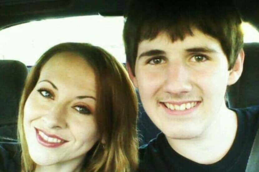 Zach Poston, 18, and his mother, Jennifer.