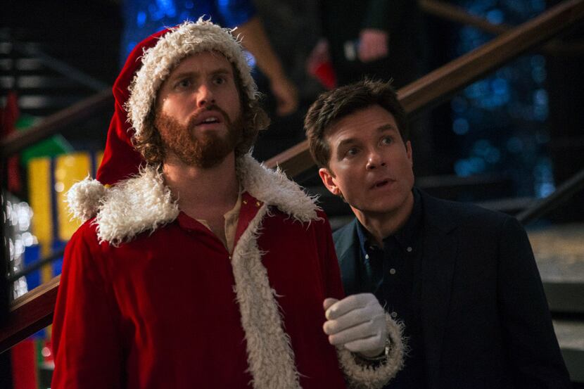 This image released by Paramount Pictures shows T.J. Miller as Clay Vanstone, left, and ...