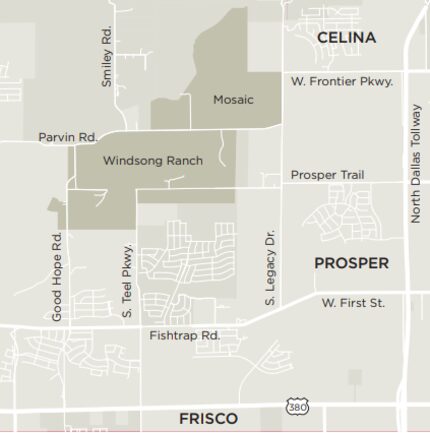 Mosaic is a new $1.45 billion master-planned community in Celina.