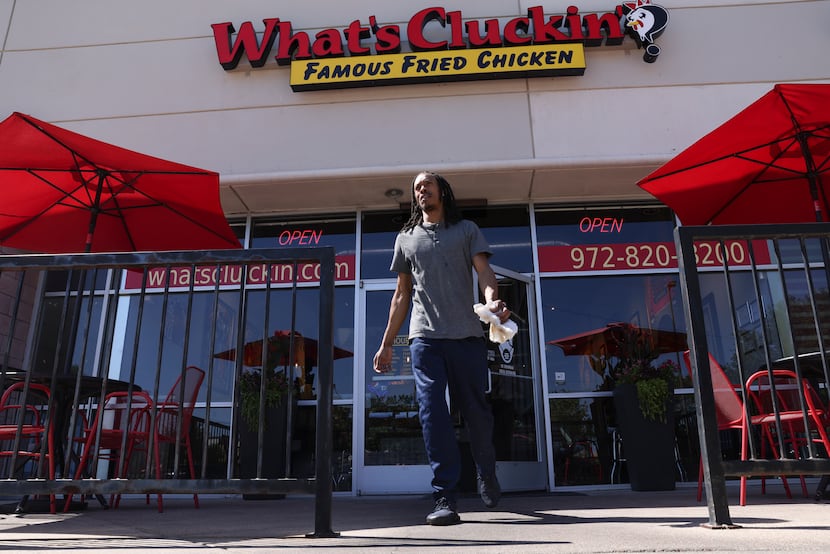 What’s Cluckin' is located in Plano, west of the Shops at Willow Bend.