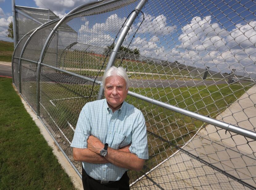 Emerald CEO Steve Afeman outside the new Prairieland Detention Center in Alvarado, with...