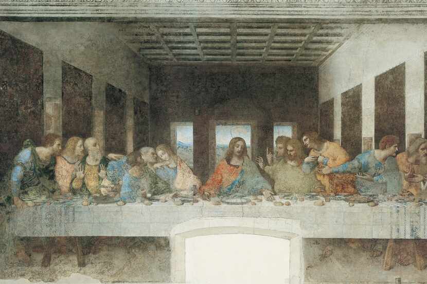 The Last Supper, by Leonardo Da Vinci. From Walter Isaacson's Leonardo Da Vinci. 