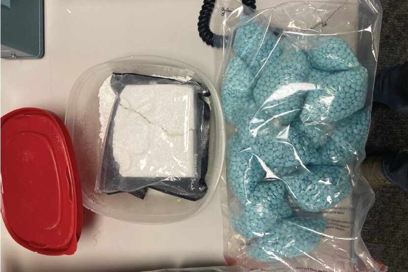 DEA agents found thousands of fentanyl-laced M30 pills in a microwave, authorities said.