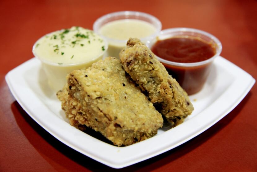 Southern Style Chicken-Fried Meatloaf was among the lineup of fried concoctions at the Big...