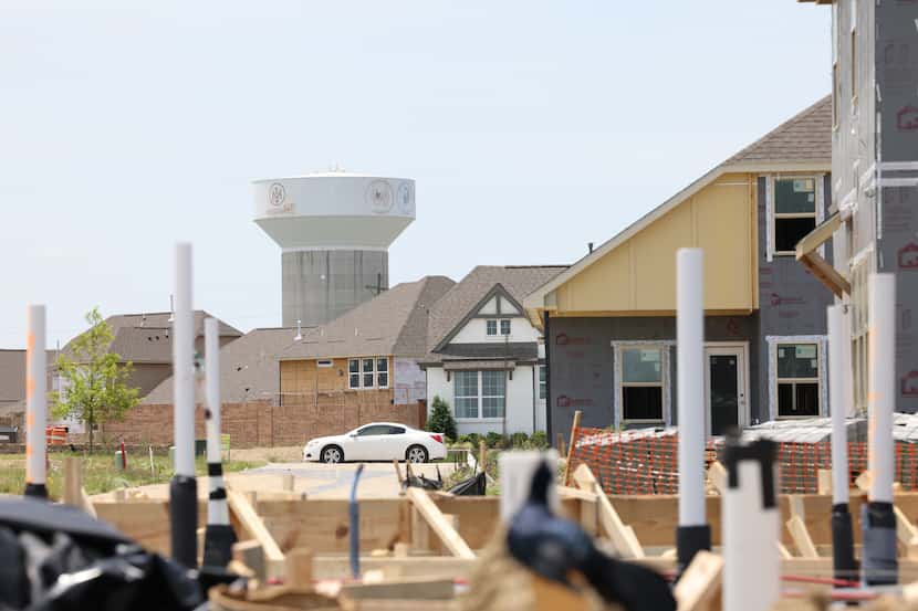 Homes under construction in Iron Horse Village recently in Mesquite. If the City Council...