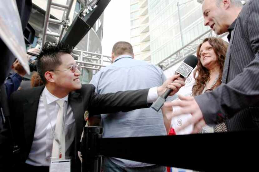 
Interviewer Joe Huang spoke with film producers Jacqueline Kerrin and Dominic Wright at the...