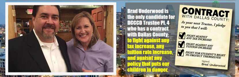  Underwood's campaign website says he'll fight "against any policy that puts our children in...