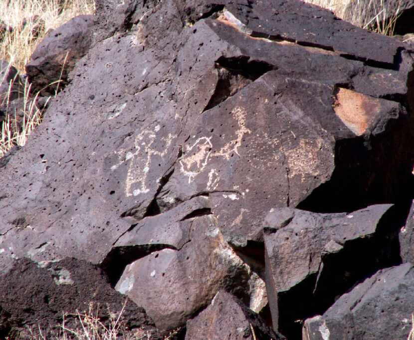 Petroglyph National Monument stretches 17 miles along Albuquerque in New Mexico's West Mesa.