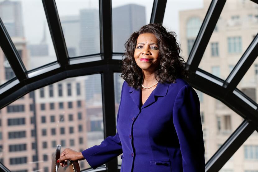 Faith Johnson, who will be sworn in Friday as Dallas County District Attorney, at the Hotel...