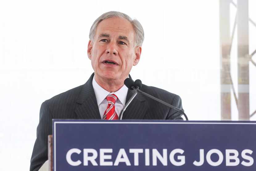Texas Gov. Greg Abbott spoke at the groundbreaking ceremony for a new regional campus for...