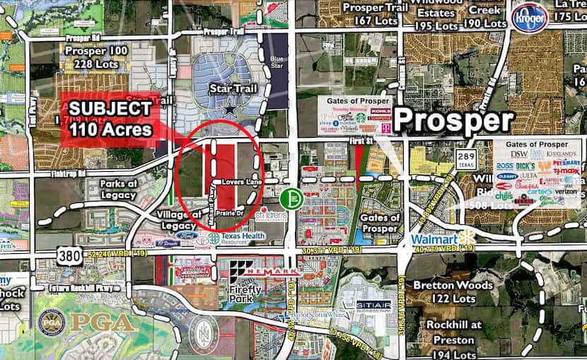 The just-sold property is near Children's Health's new Prosper medical center.