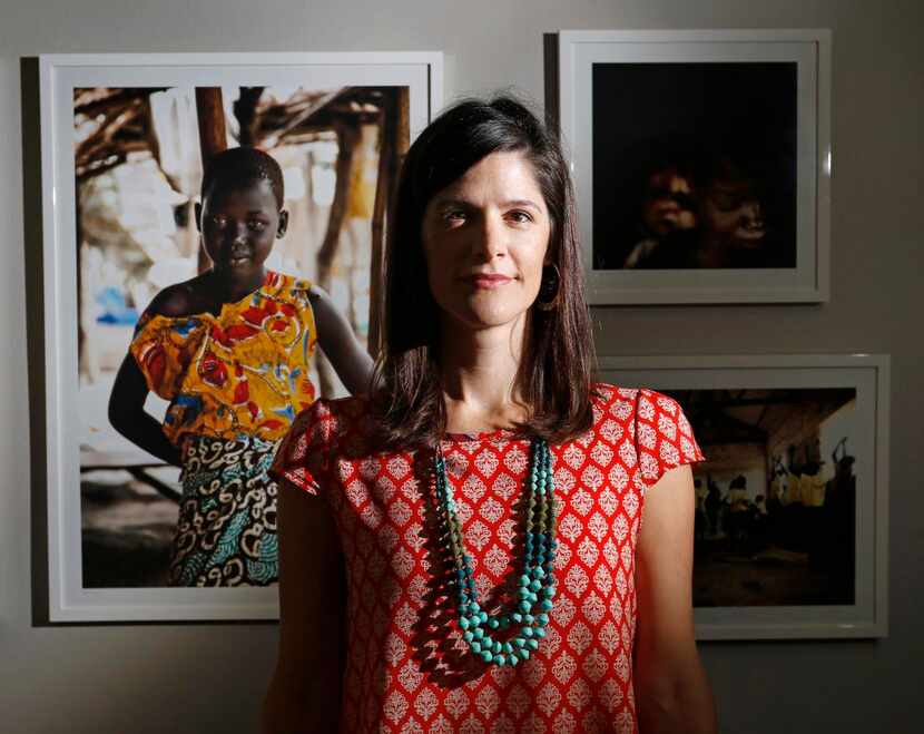 
Missy Williams, with a photo in her Dallas office, is co-founder of Seed Effect, a...