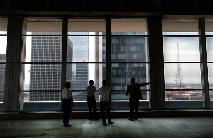 Vacant buildings and empty skyscrapers weren't uncommon in downtown Dallas in the early...