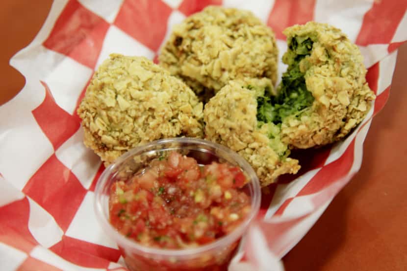Spinach Dip Bites vied for the judges' praise at the Big Tex Choice Awards on Monday at Fair...