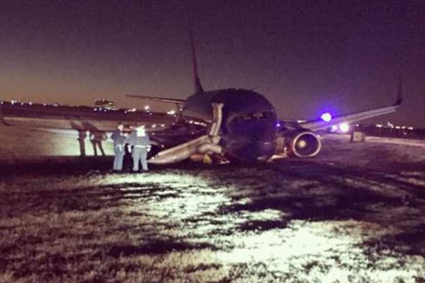  Emergency crews are responding to a Southwest Airlines Jet that rolled off the taxiway at...