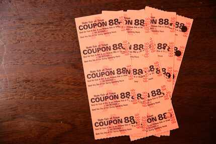 Can you use these State Fair of Texas coupons from 1988 at the 2021 fair? Yes, and each...