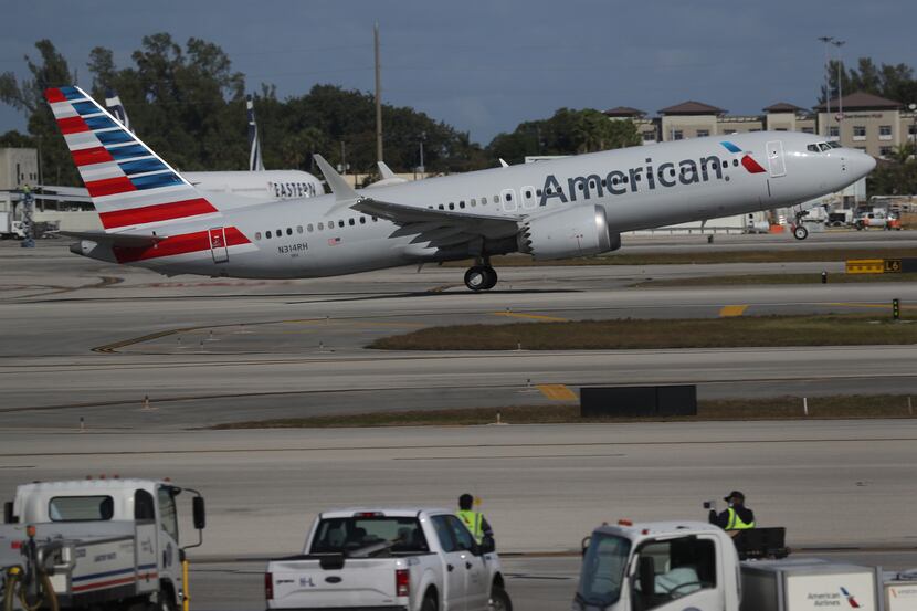American Airlines flight 718, a Boeing 737 Max, took off Tuesday from Miami International...