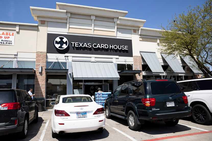 Dallas' Texas Card House in April 2022.