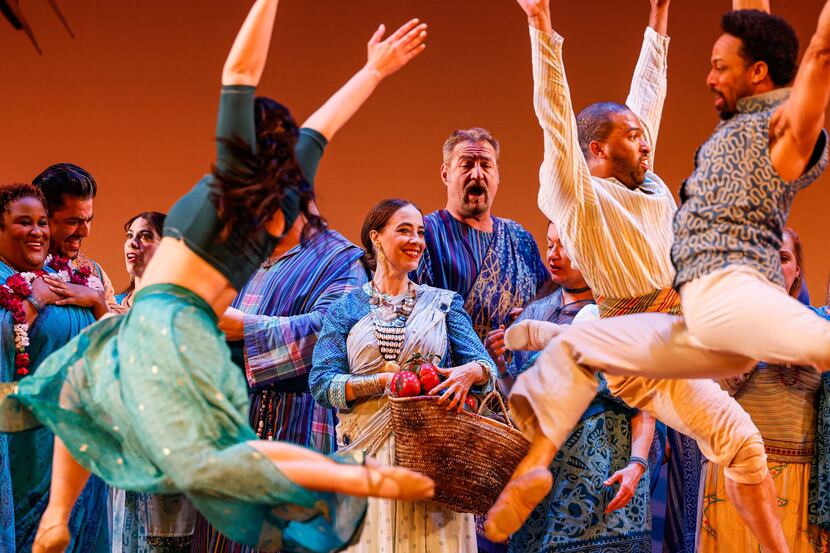 The dress rehearsal for Dallas Opera production of "Pearl Fishers" at the Winspear Opera...