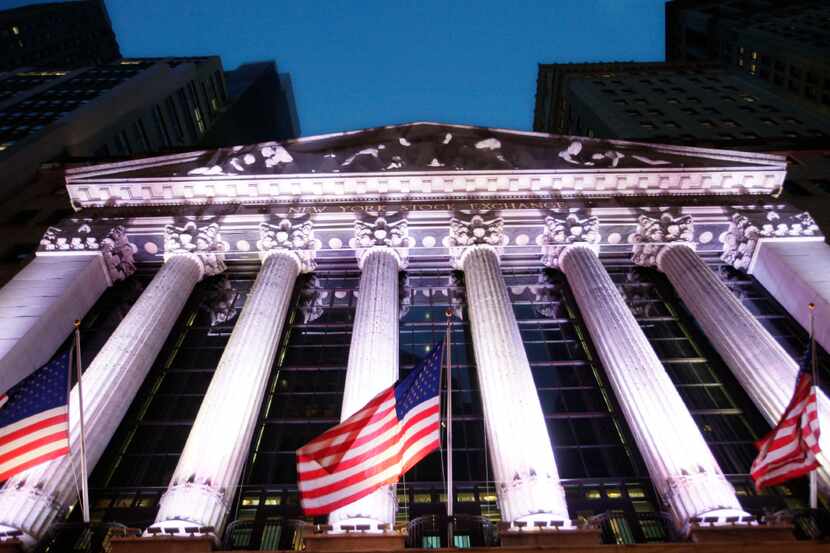 The New York Stock Exchange. 