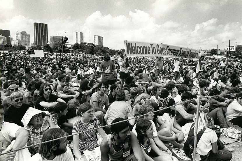 Explo 72 culminated with the Jesus Music Festival  on June 17, 1972, on land cleared for...