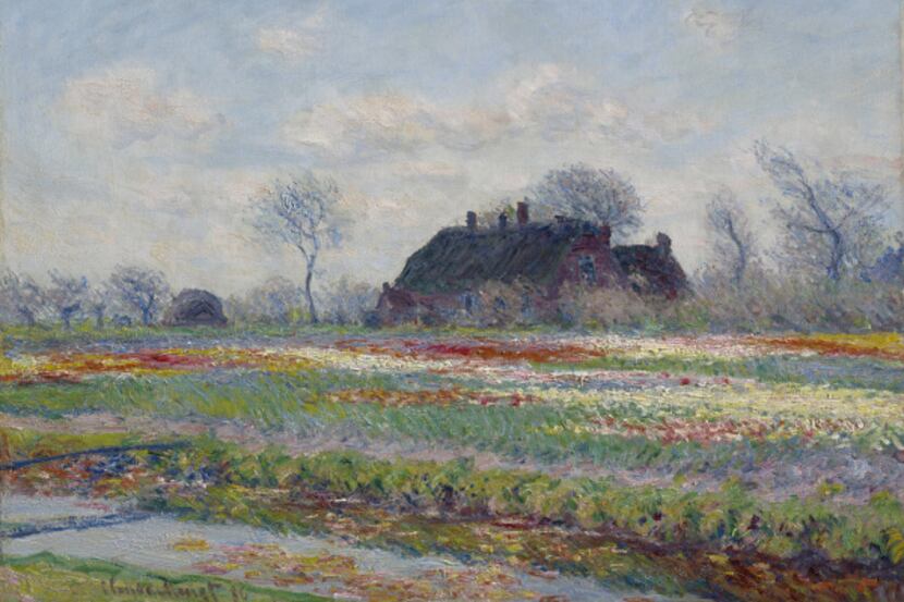 Tulip Fields at Sassenheim, near Leiden, 1886 by Claude Monet; 
oil on canvas 
