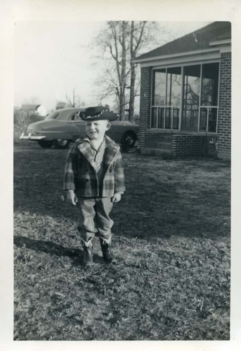 Don Henley as a young boy in Linden, Texas
