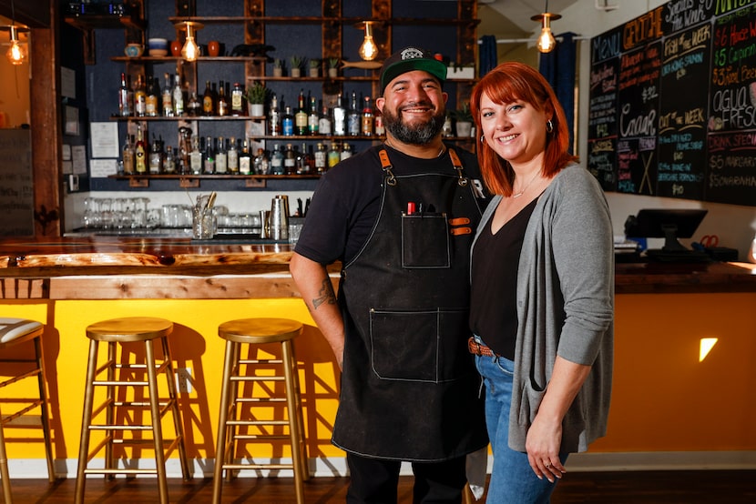 La Onda owners Victor and Misty Villareal in Fort Worth