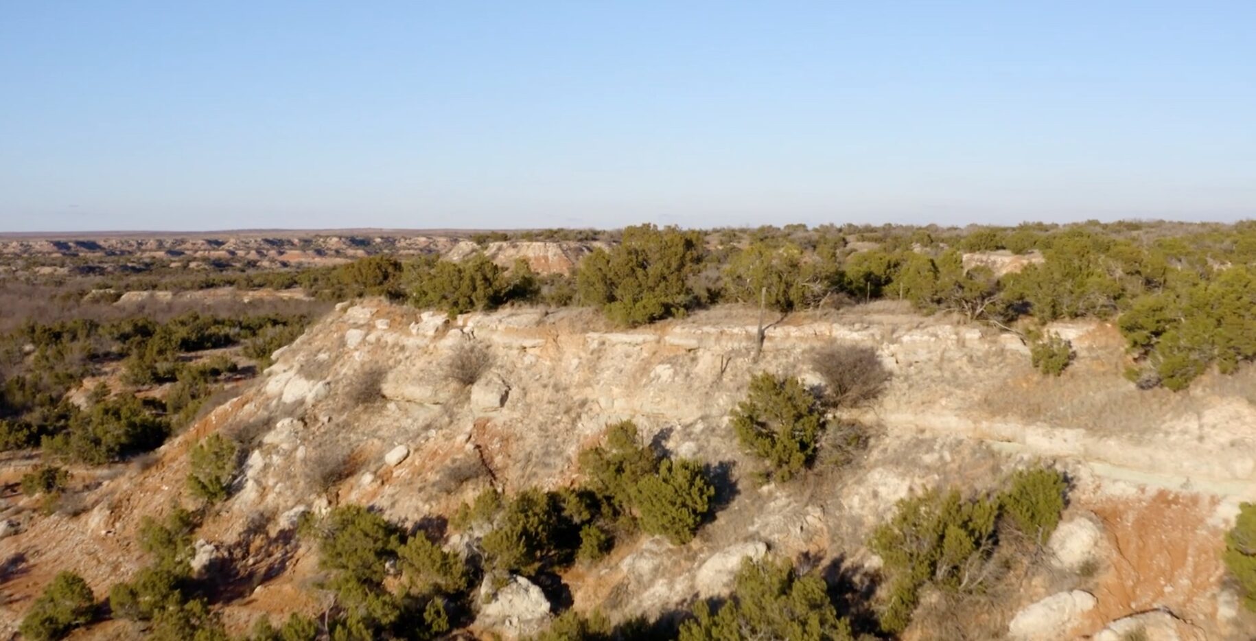 Caloosa Ranch has bluffs and canyons.