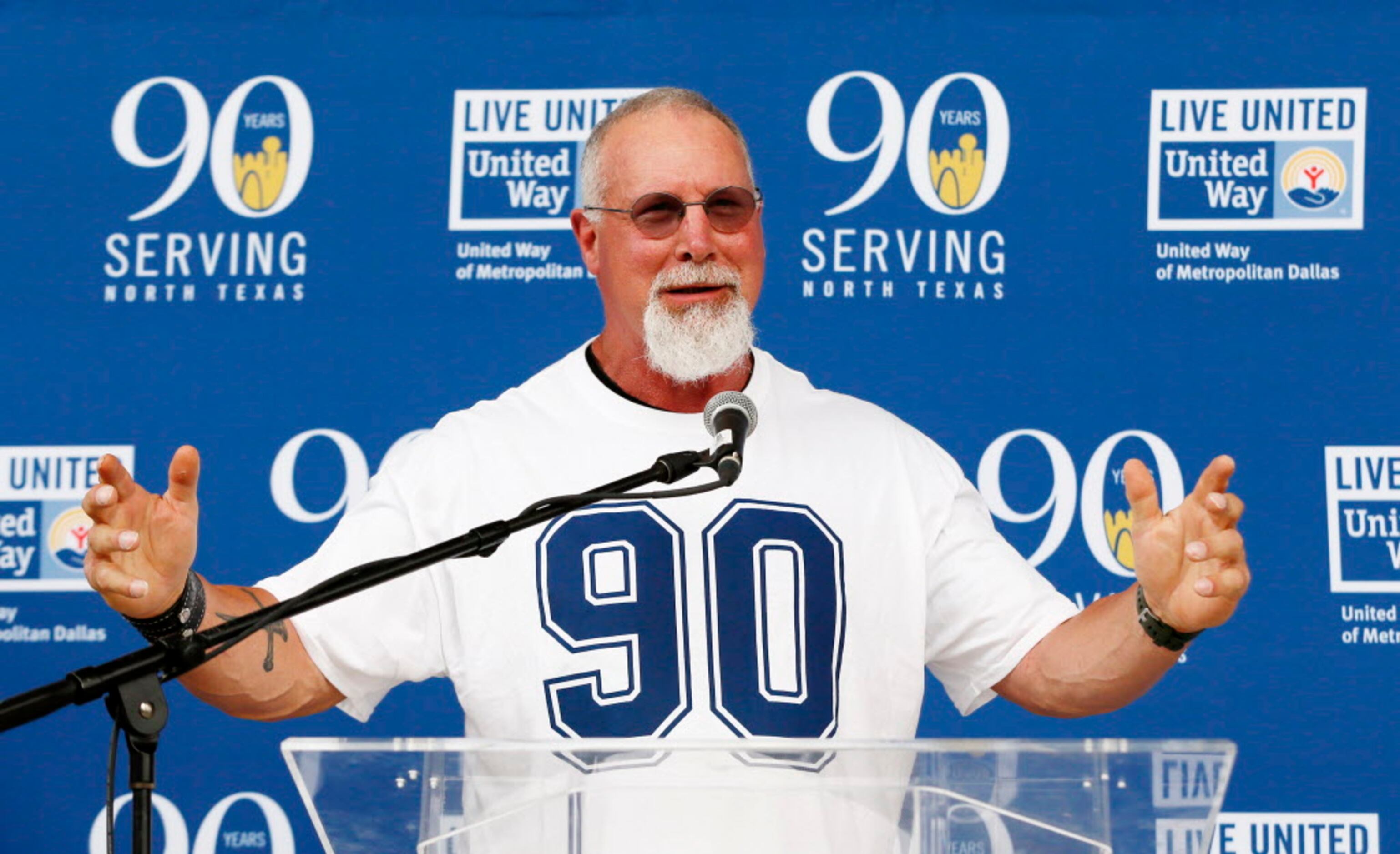 Randy White, Dallas Cowboys, Hall of Fame SLU/Starting Lineup – Play Action  Customs